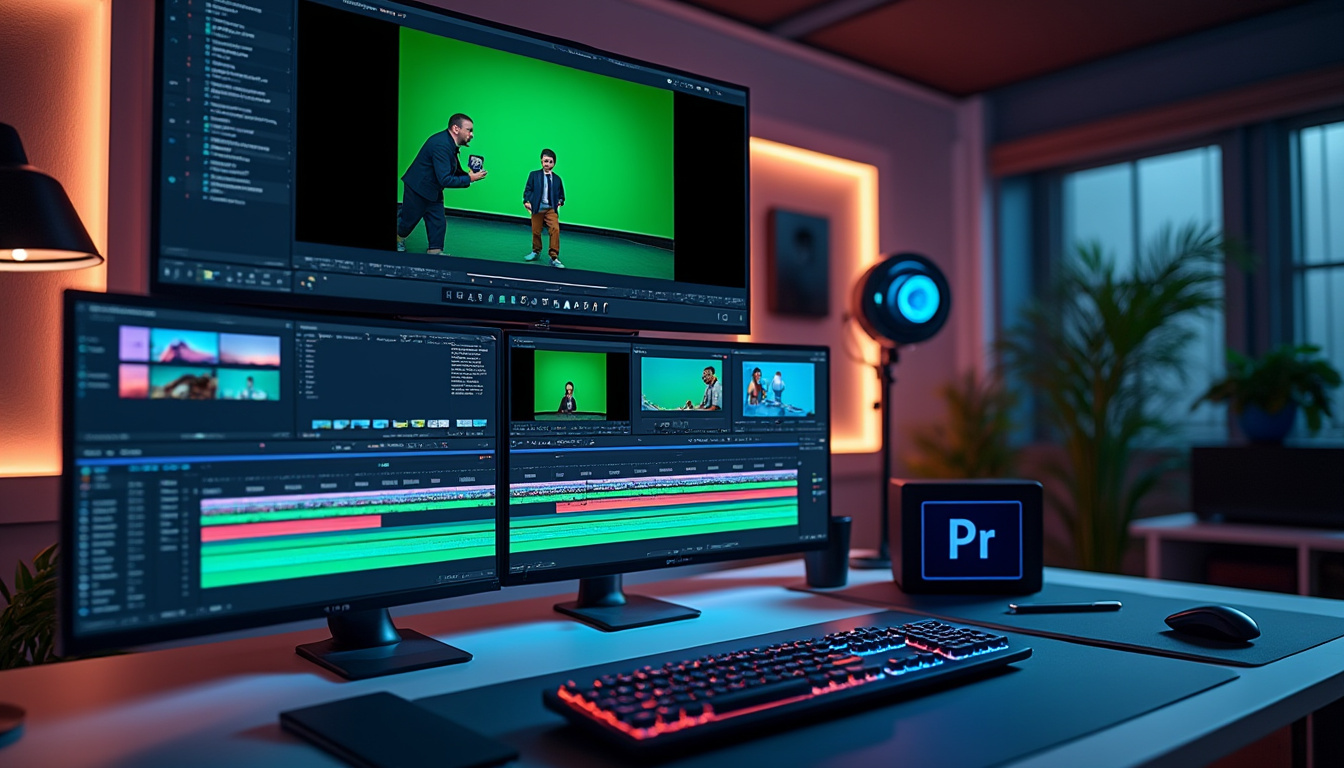 apprenez à enlever un fond vert facilement avec premiere pro, after effects, davinci resolve et capcut grâce à nos tutoriels détaillés et conseils pratiques.